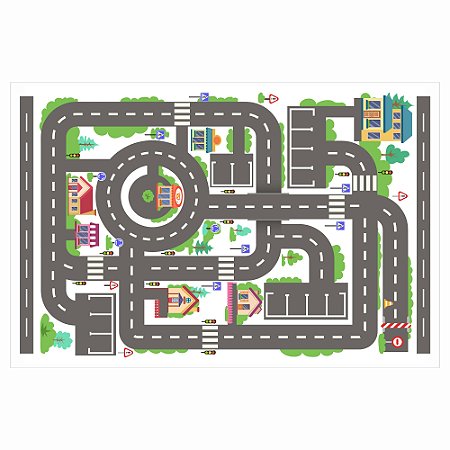 Pista Carrinho Cidade Feliz - Tamanho Grande