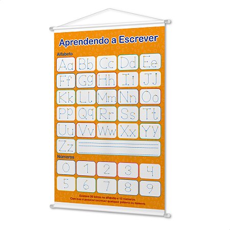 Banner Didático Infantil Pedagógico Aprendendo a Escrever