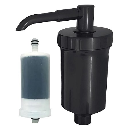 COPO FILTRO PRETO + VELA CARVÃO ATIVADO