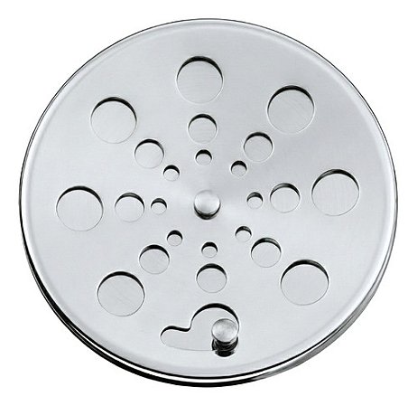 Grelha Redonda 10cm Inox Abre Fecha Rotativo Anti Insetos