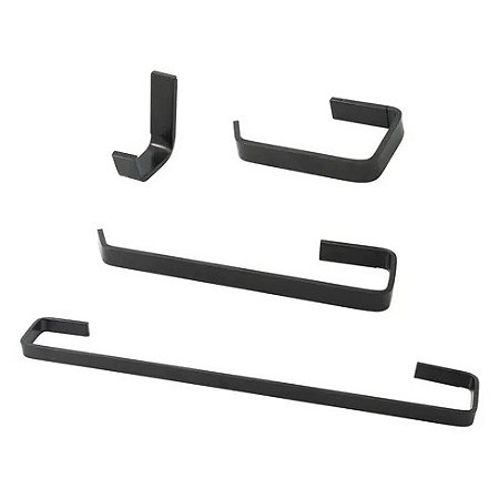 Kit Semi Luxo 4 Peças Preto