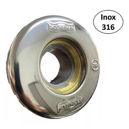 DA / RALO PRATIC 50 MM ALVENARIA C/ ARO INOX 316