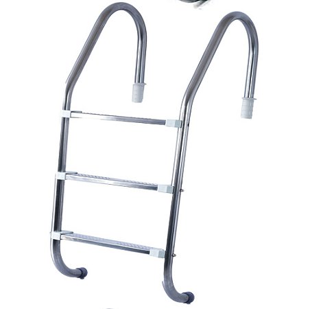 ESCADA 3 DEGRAUS INOX - PORCA E PARAFUSO