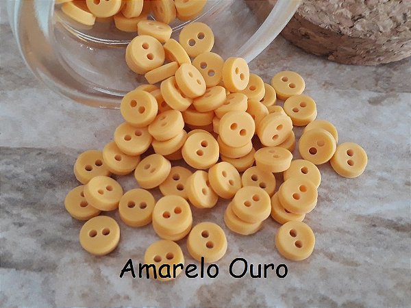 Mini Botão para Aplicação (6mm) - 50 unidades