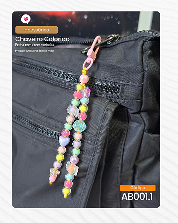 Chaveiro Fecho Colorido