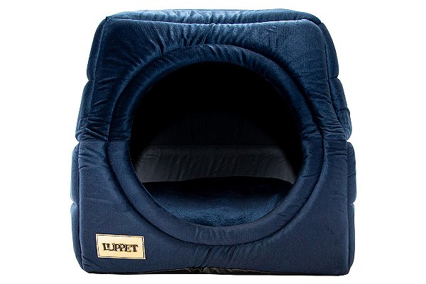 Cama Iglu e Toca Para Cachorro Luppet Marinho Super Luxo Tamanho:G (LP70121-03G)
