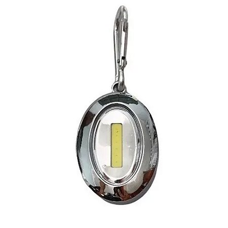 Lanterna Chaveiro Mosquetão Brilhante LED Camping Casa (8267)