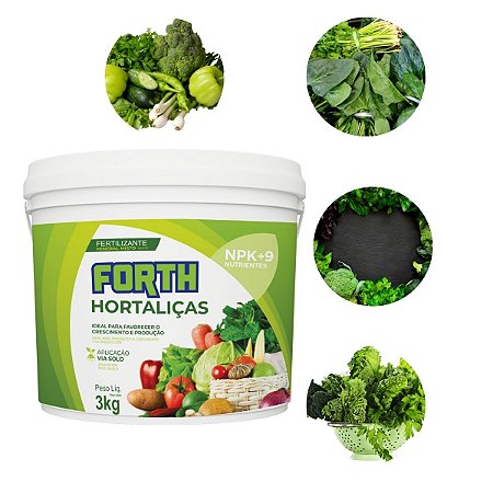 Adubo Para Hortaliças 3kg Forth Jardim Para Horta E Temperos (7898268383033)