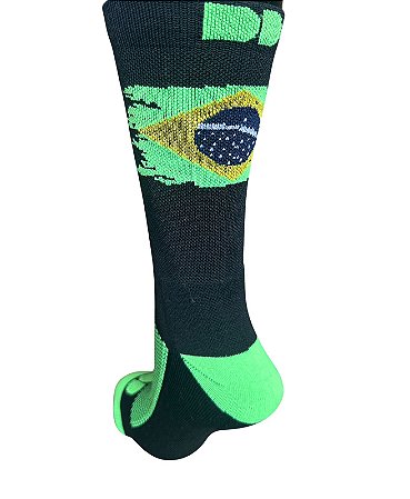 Meias UseDD Bandeira do Brasil  - tamanho único