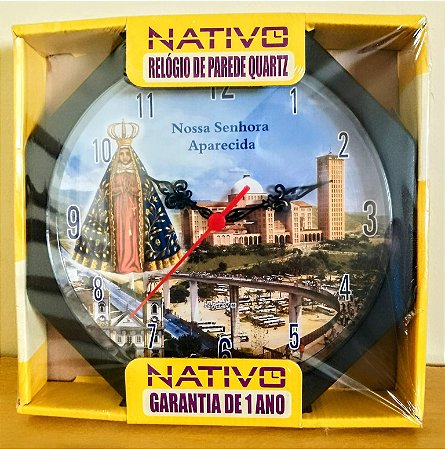 Relógio de parede Aparecida S Preto