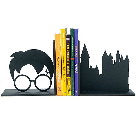 Aparador de livros harry potter castelo