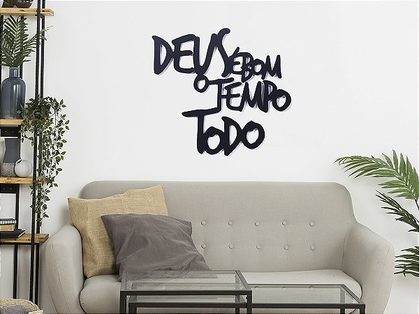 Aplique Deus é bom o tempo todo