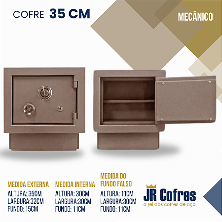 Cofre 35cm Cofre Parede