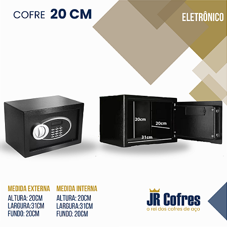 Cofre 20cm Eletro