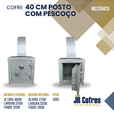 Cofre 40cm Posto com Pescoço