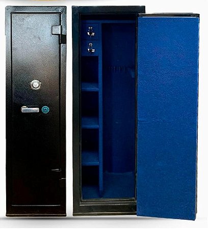 Cofre Armário 140x42x42 Segredo Mecânico Para Armas