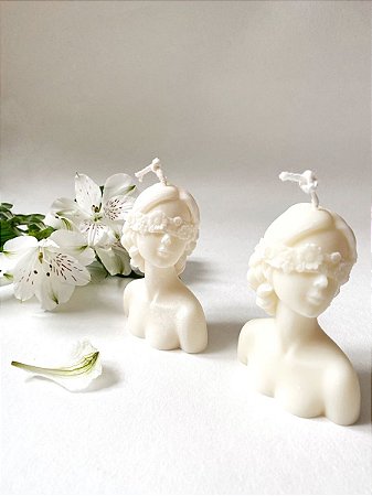 Vela Decorativa Busto Feminino