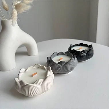 Vela Aromática no Pote Flor da Lua