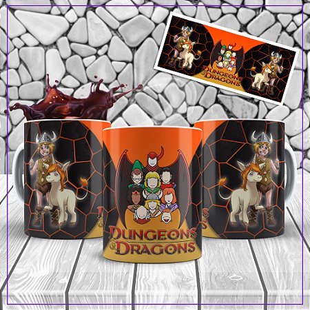 Caneca Personalizada Caverna do Dragão