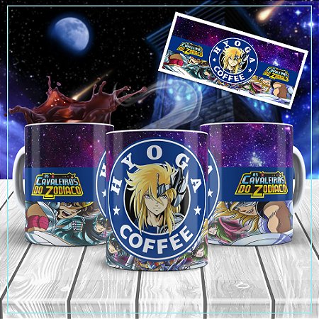 Caneca Personalizada Cavaleiros do Zodiáco (Yoga)