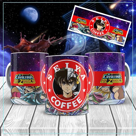 Caneca Personalizada Cavaleiros do Zodiáco (Seiya)