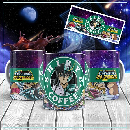 Caneca Personalizada Cavaleiros do Zodiáco (Shiryu)