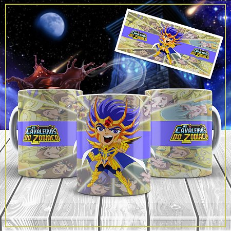 Caneca Personalizada Cavaleiros do Zodiáco (Cancer)