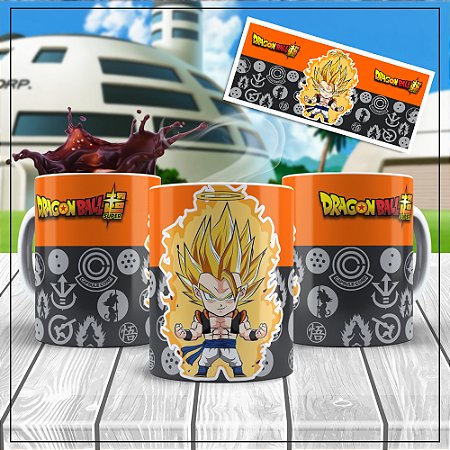 CANECA PERSONALIZDA 1-DRAGON BALL - GOGETA