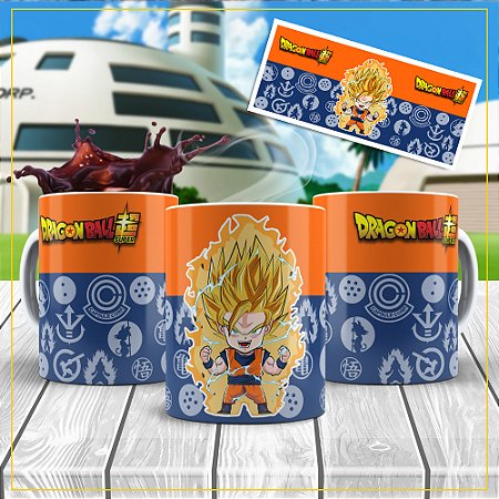 CANECA PERSONALIZDA 1-DRAGON BALL - GOKU SS