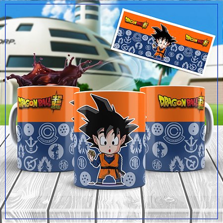 CANECA PERSONALIZDA 1-DRAGON BALL - GOTEN