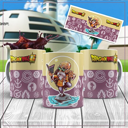 CANECA PERSONALIZDA 1-DRAGON BALL - MESTRE KAME