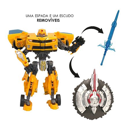 Boneco Super Change Robot com Espada e Escudo - 2 em 1 (650969)