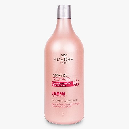 SHAMPOO HIDRATANTE MAGIC REPAIR 1L Cód. 302019C ------Amakha  Paris