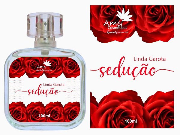 Perfume Amei Cosméticos Linda Garota Sedução 100ml