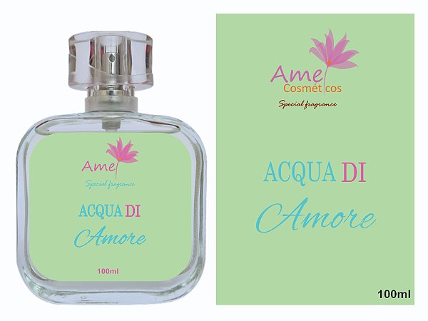 Perfume Amei Cosméticos Acqua di Amore 100ml