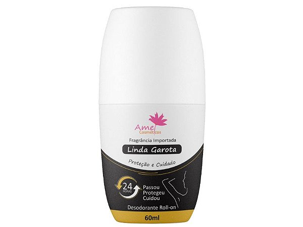Desodorante Roll-on Linda Garota Amei Cosméticos