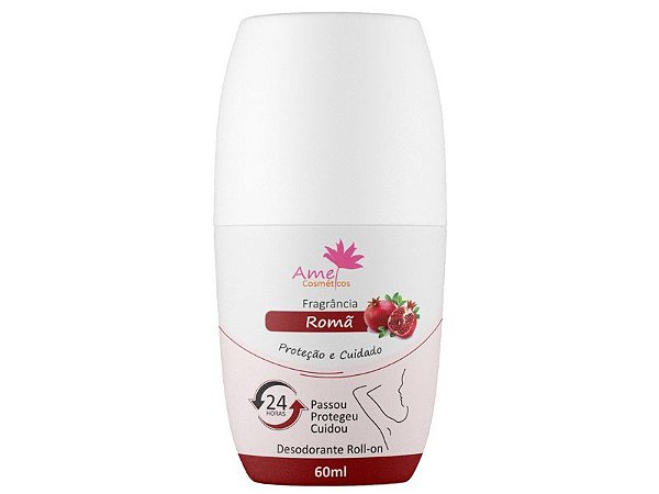 Desodorante Roll-on Romã Amei Cosméticos
