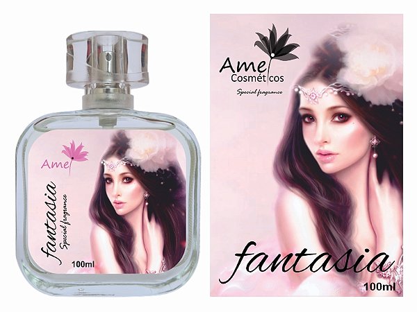 Perfume Amei Cosméticos Fantasia 100ml   Inspirado no Fantasy