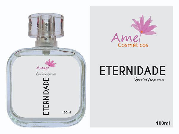 Perfume Amei Cosméticos Eternidade 100ml  Inspirado no Eternity