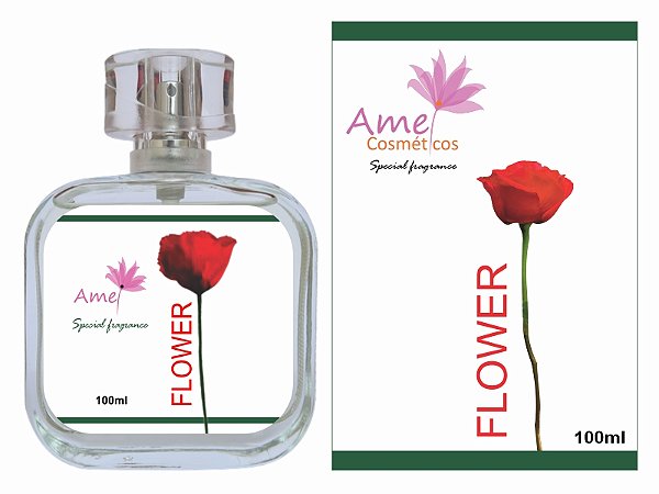 Perfume Amei Cosméticos Flower 100ml    Inspirado no Flower By Kenzo