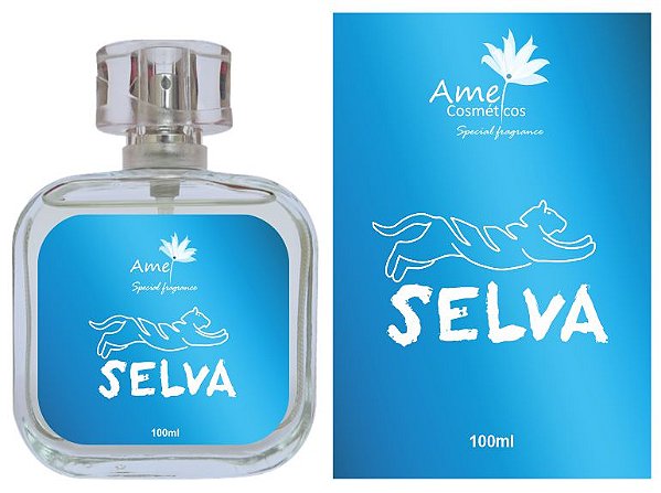 Perfume Amei Cosméticos Selva 100ml     INSPIRADO NO SAUVAGE