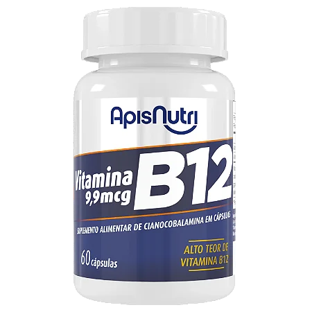 Suplemento de Vitamina B12 280mg 60 Cáps - ApisNutri