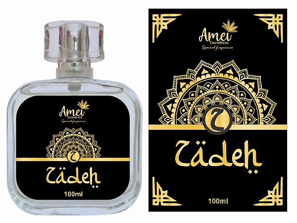 Perfume Amei Cosméticos Zadeh Inspiração Árabe