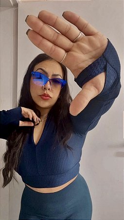 Cropped Manga Longa 4D