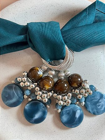 Porta Guardanapo VIRTUS AZUL AQUATICO - valor unitário