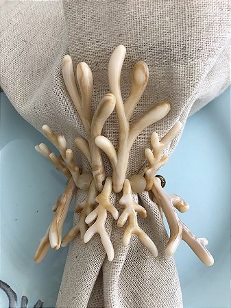 Porta guardanapo MARAGOGI BEGE - valor unitário