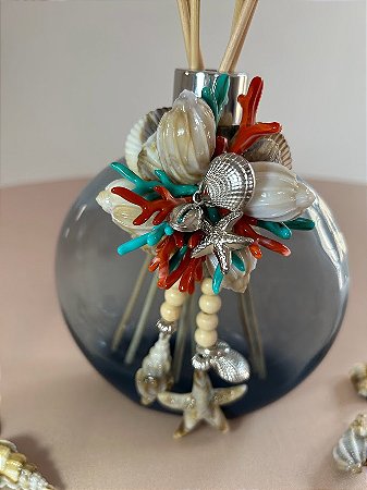 Vidro OVALE MARE corais coloridos - valor unitário