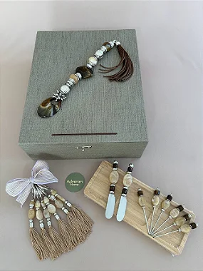 Kit mesa posta LUXO PARA VINHO - 6 pessoas