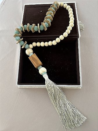 Colar de mesa SILVESTRE madeira clara