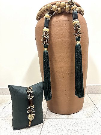 Peso para porta verde